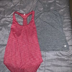 Lulu + Gap workout tanks size 8/L